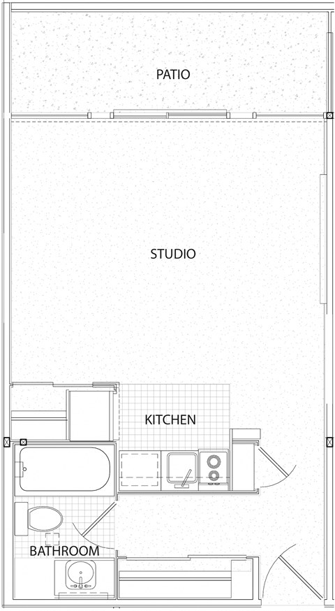 Dolores Lia Studio 384 sf